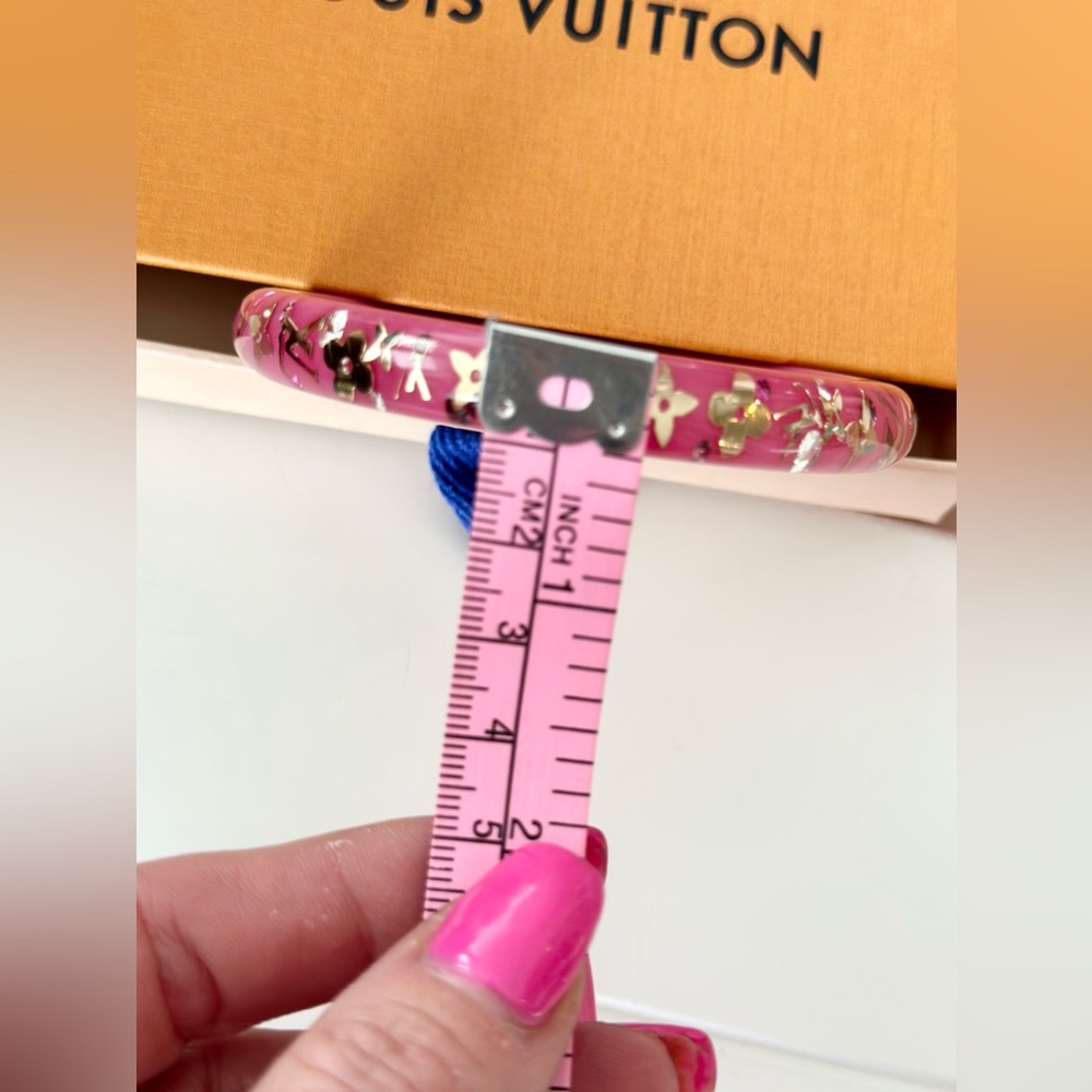 Pink Louis Vuitton Inclusion Bracelet Bangle - Picture 7 of 8